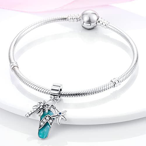 MULA 925 Sterling Silver Charms for Bracelets and Necklaces Airplane Passport Dangle Pendants Beads Butterfly Dragonfly Charms Jewelry Charm for Women - Image 2