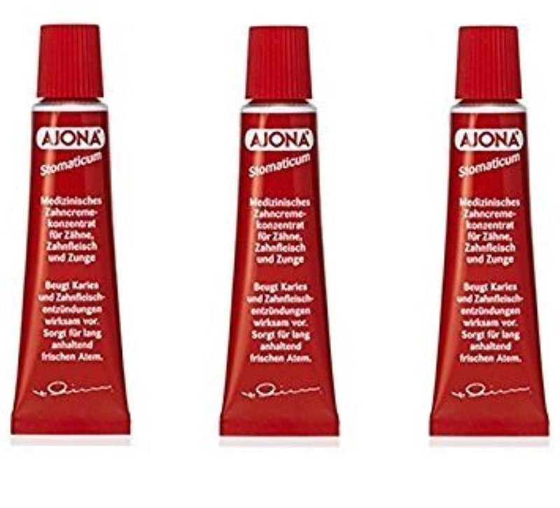 Ajona Stomatikum Toothpaste 25ml Pack of 3