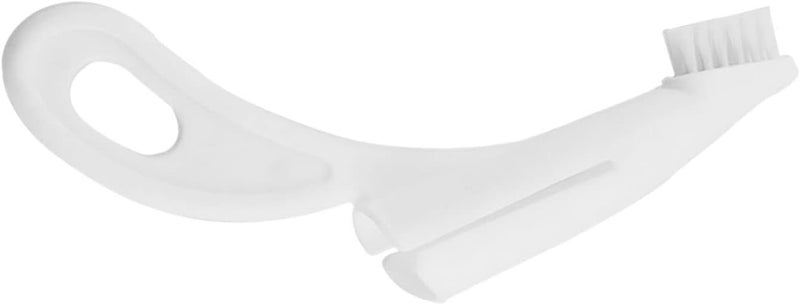 OPPWONG Dog Finger Toothbrush Soft Ergonomic Grip for Oral Care Kit for Dogs Cats 1 Pack (White) - Image 5