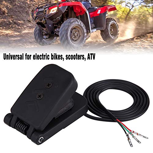 KIMISS Motorcycle Pedal Rubbers ATV Foot Accelerator Throttle Speed Control Universal for Electric Bikes, Scooters, ATV - Image 2