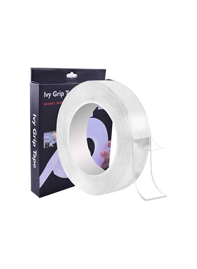 promass 3 Meter Double Sided Adhesive Silicon Tape, Grip Tape, Transparent, Heavy Duty, Heat Resistant, Multi-Functional, Removable, No Trace, Anti-Slip, 3 Meter - Image 2
