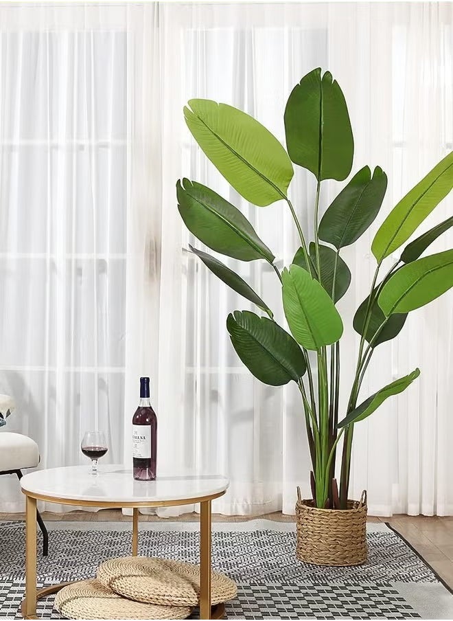 LESHP Artificial bird of paradise plant artificial banana tree 120cm  - Image 2
