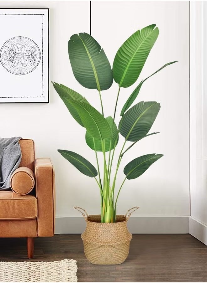 LESHP Artificial bird of paradise plant artificial banana tree 120cm  - Image 5