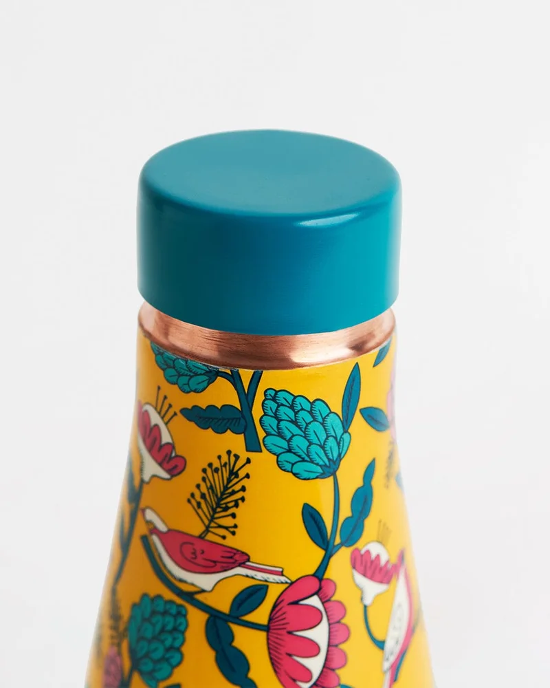 Chumbak Bloomin’ Good Creepers Copper Bottle, 900ml