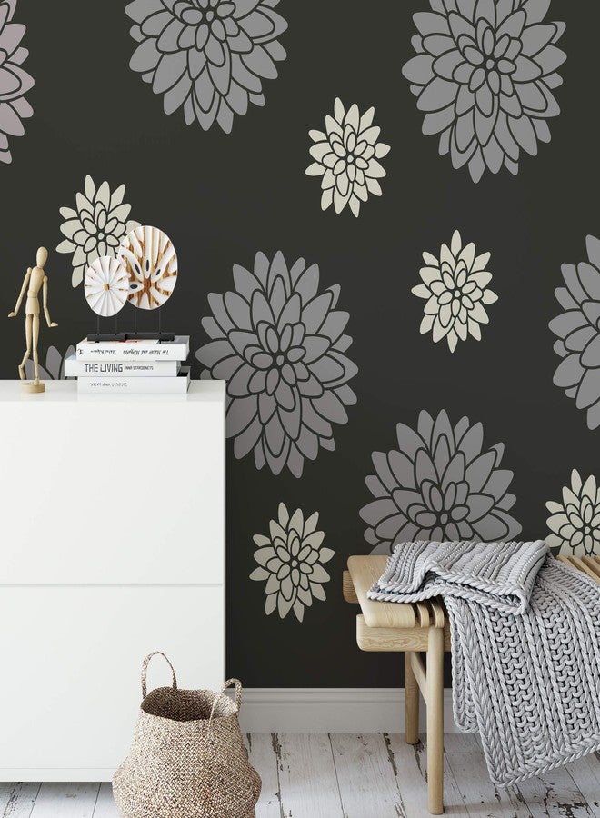 Stencil Revolution Dahlia Floral Pattern Wall Stencil - Large Format 36"x24" - DIY Wallpaper Alternative - Image 3