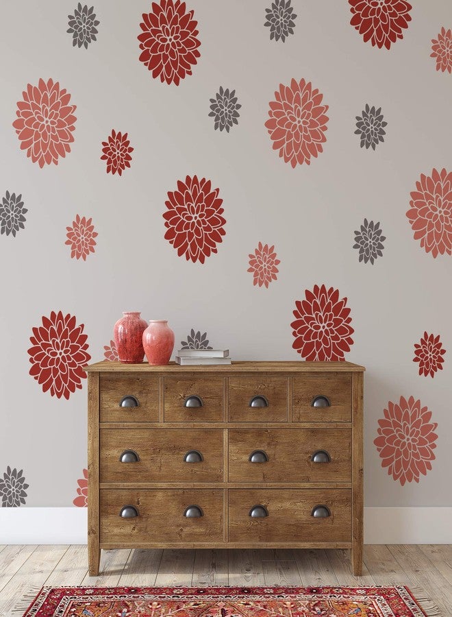 Stencil Revolution Dahlia Floral Pattern Wall Stencil - Large Format 36"x24" - DIY Wallpaper Alternative - Image 5