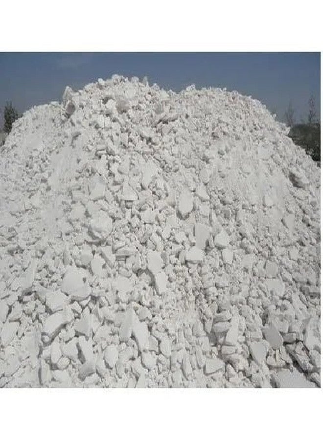 Dalthamman Lumps Powder White Khadiya Rangoli Alabaster Clay Natural for Craft, Art, Rangoli, School Projects, and Decorative Use Fine Texture 450 Grams Mandana Art Ready to Use - Image 3