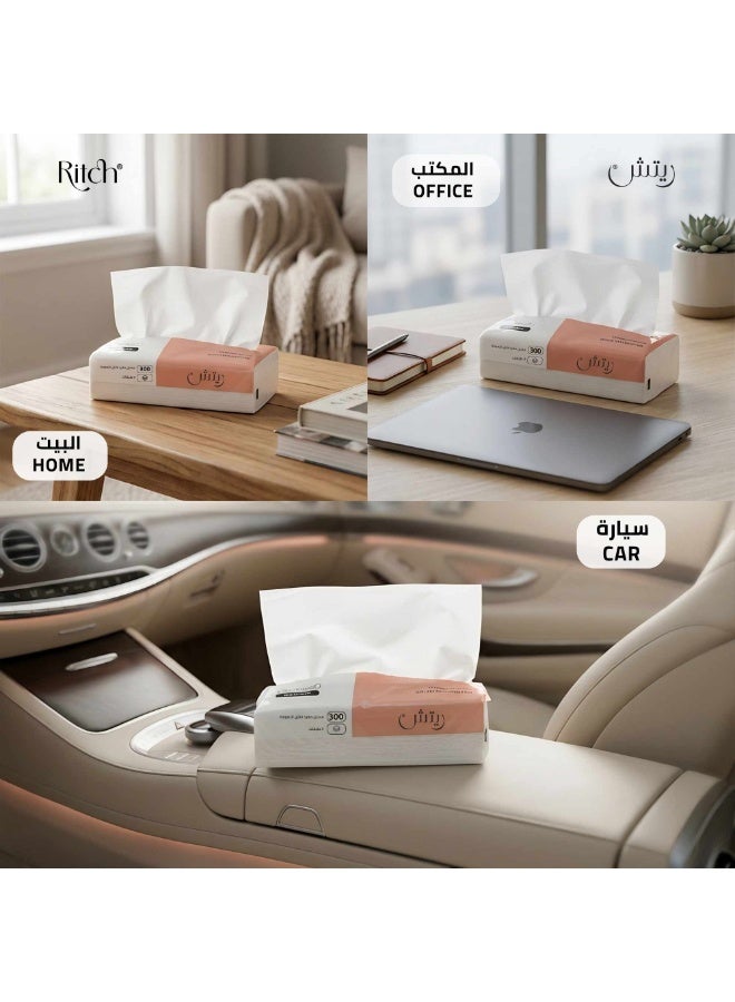 RITCH 10 packs of Ritch Tissues 300 - Image 4