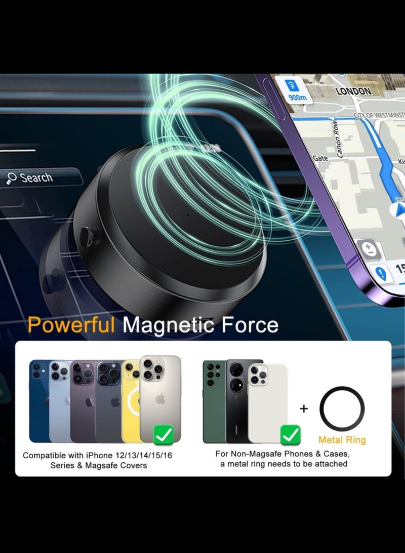 JOMILA 360° Rotatable Car Phone Holder – Strong Suction Cup Mount | Universal Windshield & Dashboard Stand | Vacuum Adsorption | Anti-Shake | Hands-Free GPS & Tablet Holder for iPhone, Samsung & More | Premium Quality - Image 3