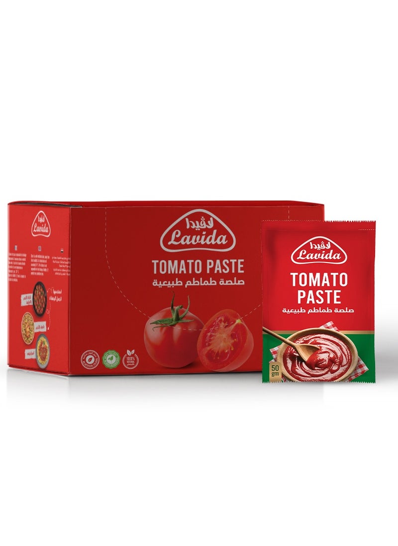 Lavida - Tomato paste Sachet Pack of 24 - 50 grams - Image 1