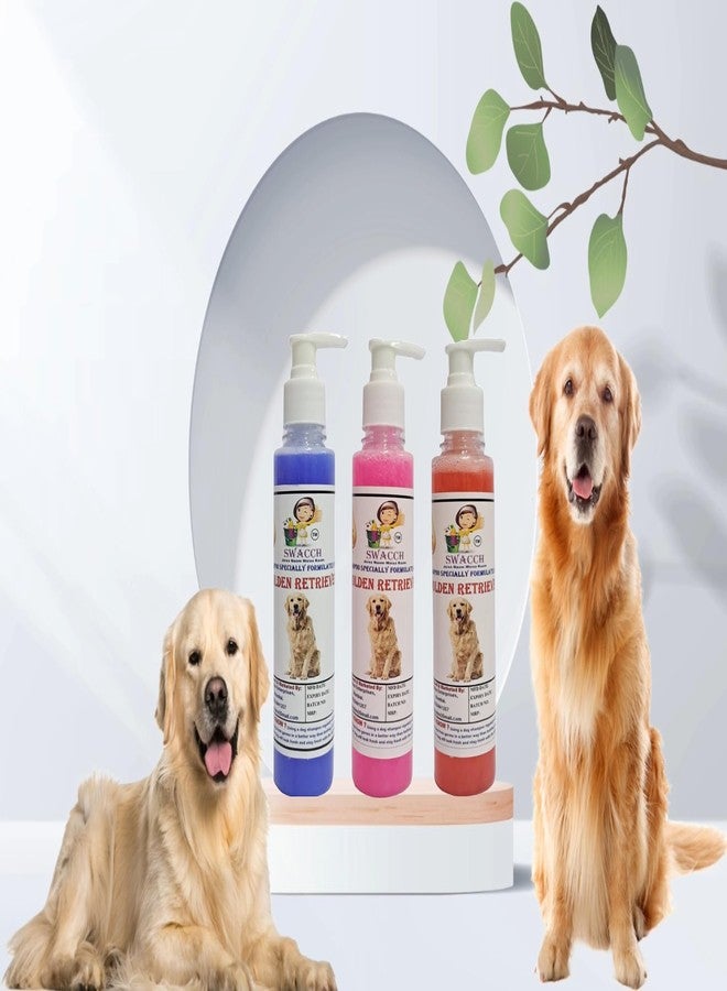 SWACCH Premium Shampoo for Golden Retriever (200ML) (Combo Pack of 3) Lavender, Rose & Jasmine - Image 3