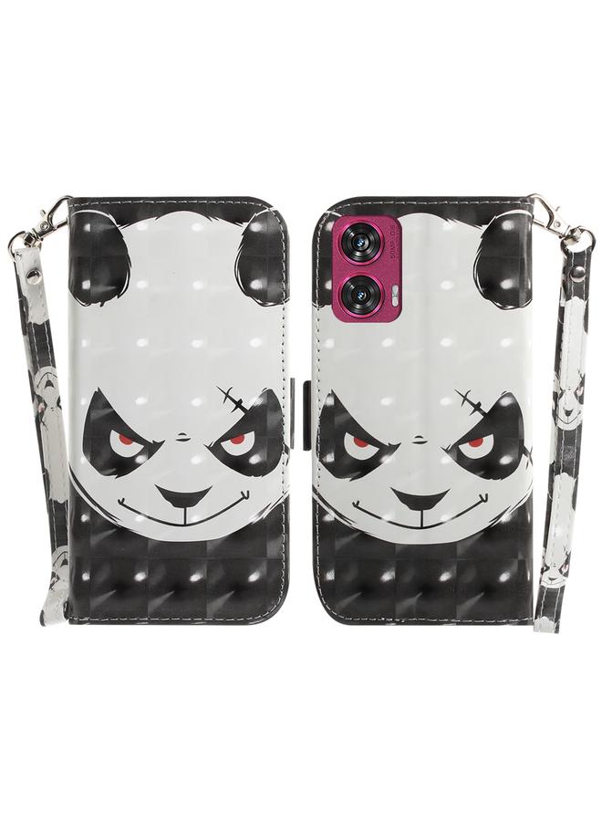 S-TOP Case For Motorola Edge 50 Fusion 3D Colored Flip Leather Phone Case - Image 1