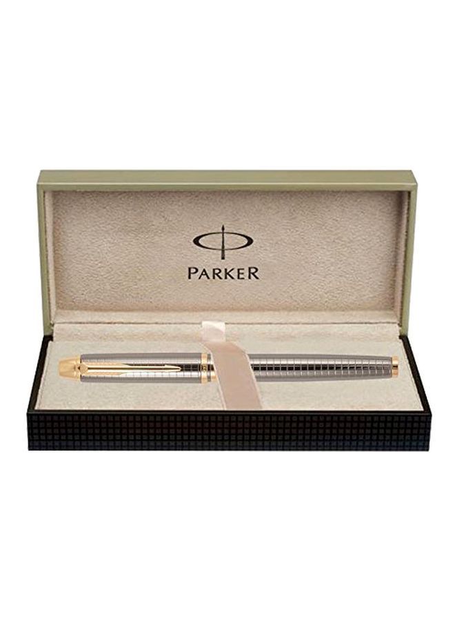 نيبمينينت قلم حبر برأس كروي وبحافة مطلية بالكروم من أوديسي أزرق - Image 2