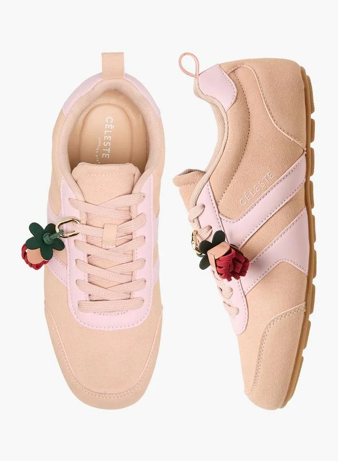 سيليست Women Lace-Up Ankle Sneakers