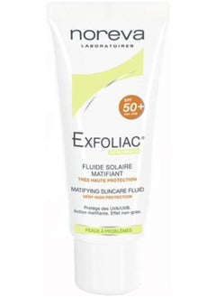 NOREVA Exfoliac Matifying Suncare Fluid, 40Ml  - Image 1