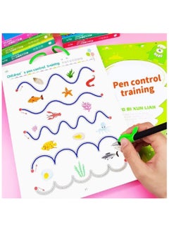 ماركة غير محددة مصنف Scribblesmart، مجموعة مصنفات التتبع السحرية، العقول الصغيرة الغريبة Scribblesmart، مصنف Scribblesmart سريع المسار للعقول الشابة، ورق تتبع التعليم المبكر للرسم (MIX، 4PC)  - Image 2