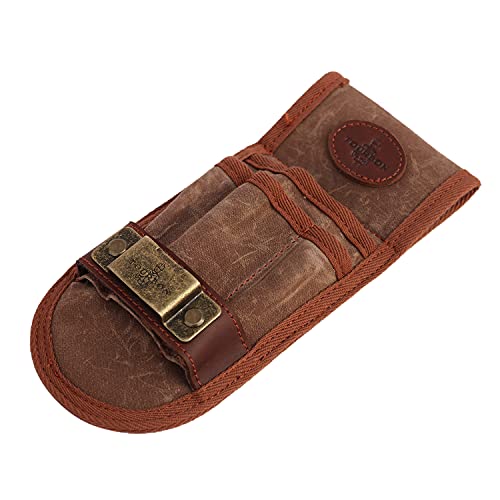 TOURBON Canvas Tool Pouch Belt Tape Measure Plier Wrench Holder - Image 3