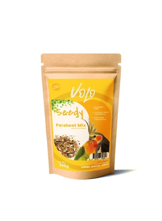 Volo Seedy Parakeet Mix 320g - Image 1