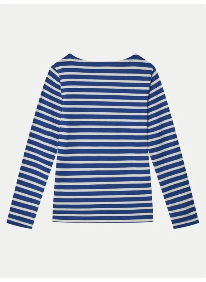 كالفن كلاين جينز Youth Boatneck Stripe T-Shirt