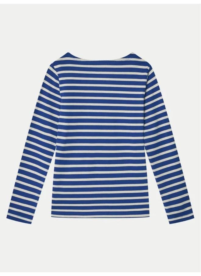 Calvin Klein Jeans - Youth Boatneck Stripe T-Shirt - Image 1