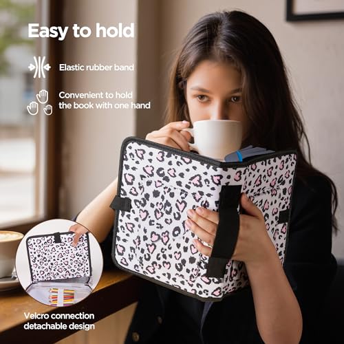 DERSTUEWE Stylish Premium Bible Cover Case for Women – Durable, Fashionable, and Secure Bible Protector with Leopard Print – Perfect Bible Carrying Case for Church, Travel, and Daily Use - Image 4