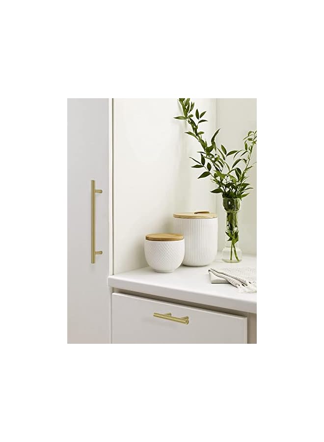 PROMASS promass Five-Pcs Gold Handle Wardrobe Door Handle Drawer Cabinet Shoe Cabinet Light Luxury Modern Minimalist American Nordic Small Double Hole Handle  - Image 5