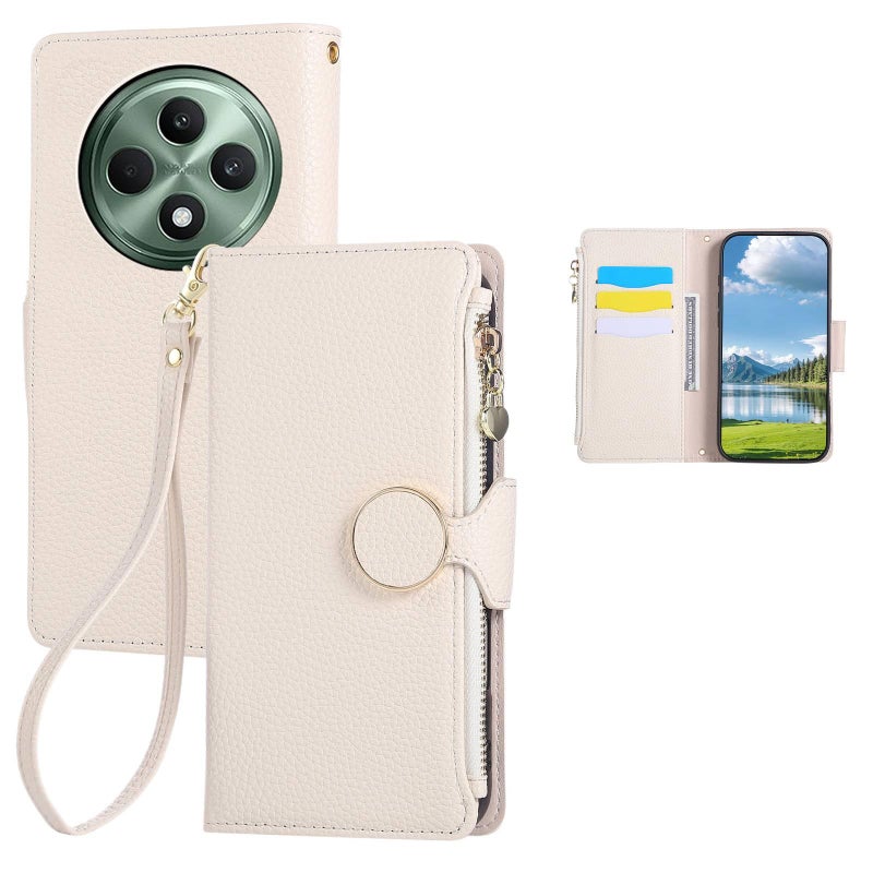 MS Leather Texture Protective Case for Redmi Note 12 with Card Holder and Drop Protection plus Shockproof plus Kickstand plus Strong Magnetic in Red - Image 3