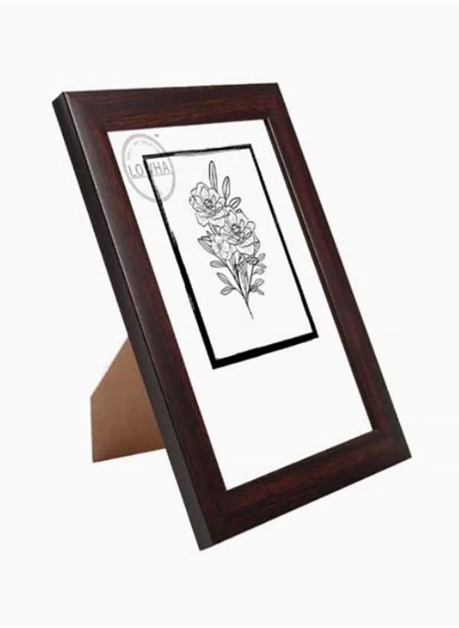 LOWHA - Set Of 6 Wall Or Tabletop Stand Photo Frame With Horizontal and Vertical Formats - Image 1