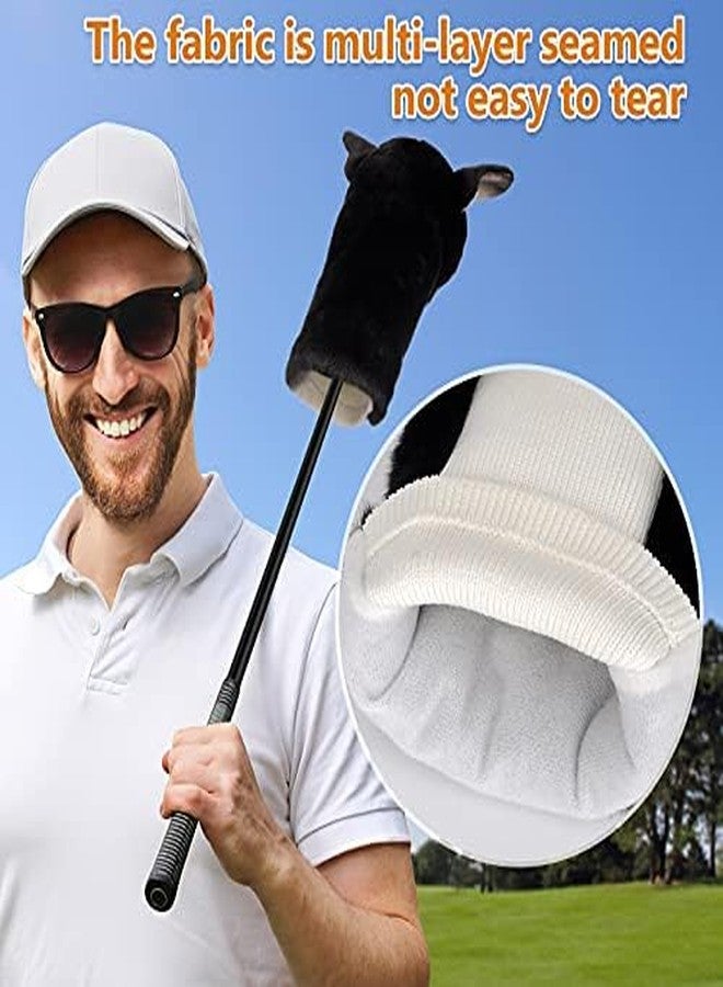 Cozion Golf Club Covers | Funny French Bulldog Golf Driver Head Cover | Boston Terrier Plush Headcover for 460cc Driver | Compatible with Major Brands | Unique Gift for Golfers - Image 2