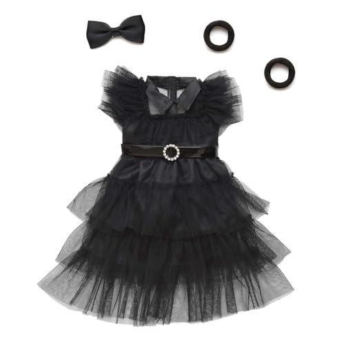 Sweet Dolly 18 Inch Doll Clothes Black Party Dress Costume Accessories for 18 Inch Dolls (Doll NOT Included) - Image 2