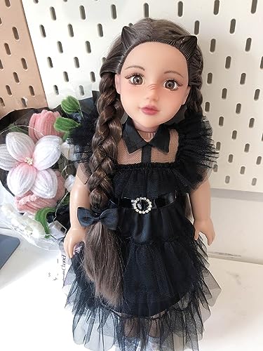 Sweet Dolly 18 Inch Doll Clothes Black Party Dress Costume Accessories for 18 Inch Dolls (Doll NOT Included) - Image 4