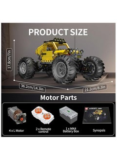 mould king 18021 Tech Monster Climbing Building Kit (with motor), RC Off-road Vehicle Building Toy Kit (with motor), toys-and-games/building-toys, model children's toys  - Image 5