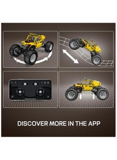 mould king 18021 Tech Monster Climbing Building Kit (with motor), RC Off-road Vehicle Building Toy Kit (with motor), toys-and-games/building-toys, model children's toys  - Image 4