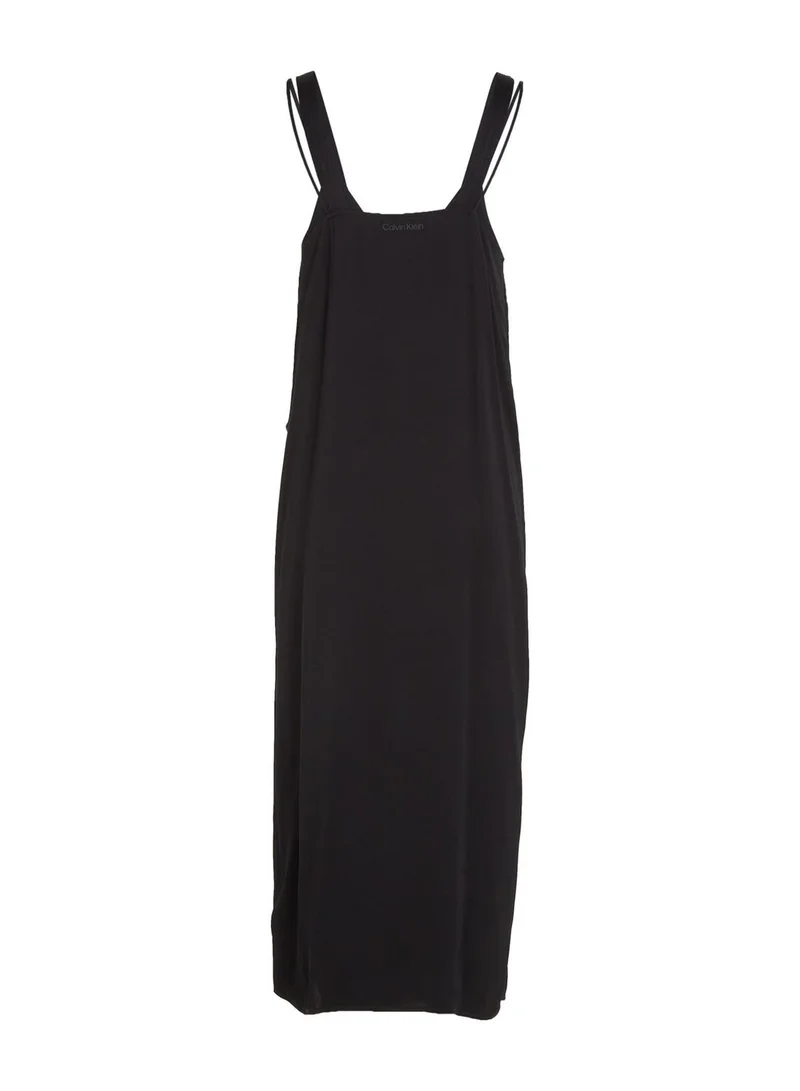 CALVIN KLEIN Double Strap Wrap Dress