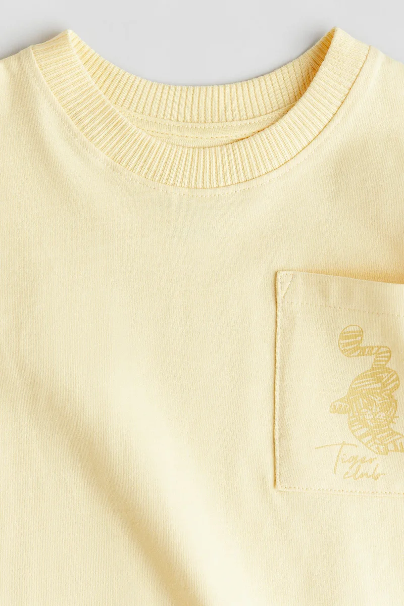 H&M Motif-detail cotton T-shirt