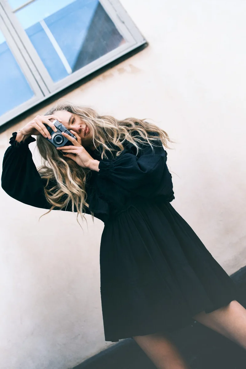 H&M Linen-blend dress