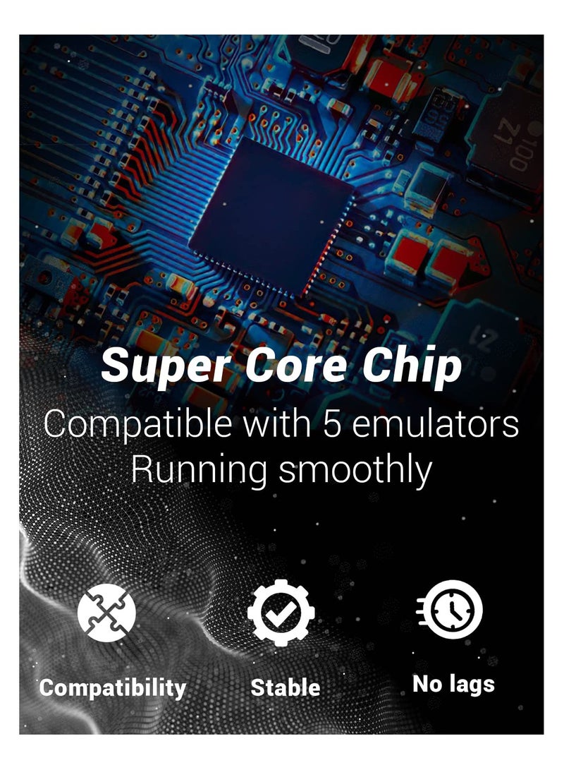 SYOSI Handheld Game Console, Portable Retro Mini Game Console with 800+ Classic Games 3.5 Inch HD LCD Screen & Rechargeable Battery & TV Connection (Blue) - Image 5