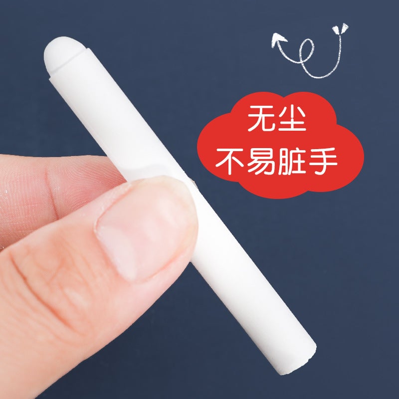 Dust-Free Water Soluble Colored Chalk Children'S Chalk White Chalk Teachers Teaching Dust-Free Chalk Pen - Image 5
