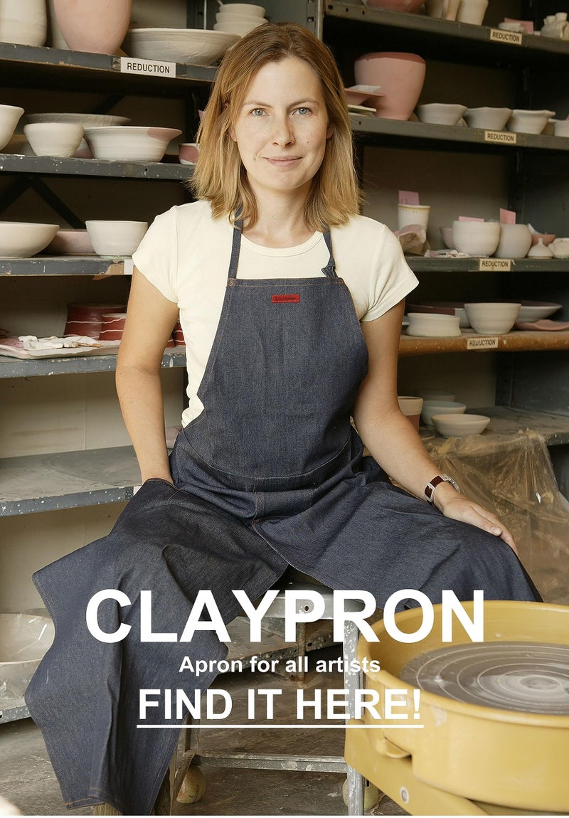 Claypron  BLUE DENIM  the original split overlapped apron for potters  chefs  gardeners  artists  men and women - Image 2