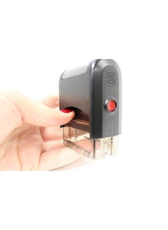 ExcelMark Paid Cash Check Credit Excelmark Selfinking Rubber Stamp A1539 Red Ink  - Image 5