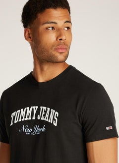 TOMMY JEANS Logo Print  Crew Neck T-Shirt  - Image 3