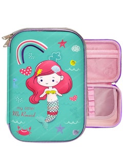 FunBlast FunBlast Mermaid Theme Pencil Pouch - Pencil Case for Kids, Pouch for Girls, Pencil Pouches for Girls, Pencil Box for Girls, Pencil Case Organizer for Girls, Return Gifts for Kids  - Image 1