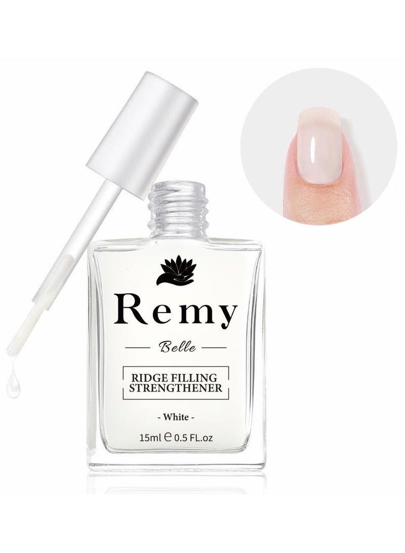 ريمي بيلا ريمي بيل مقوي ومرمم للأظافر المتشققة بلون أ بيض، طلاء أظافر جل 15 مل لإصلاح الأظافر التالفة - Image 1
