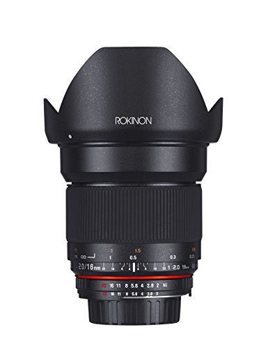 Rokinon عدسة روكينون 16MAF-N بزاوية واسعة 16 مم f/2.0 غير كروية لكاميرات نيكون (DX) - Image 2