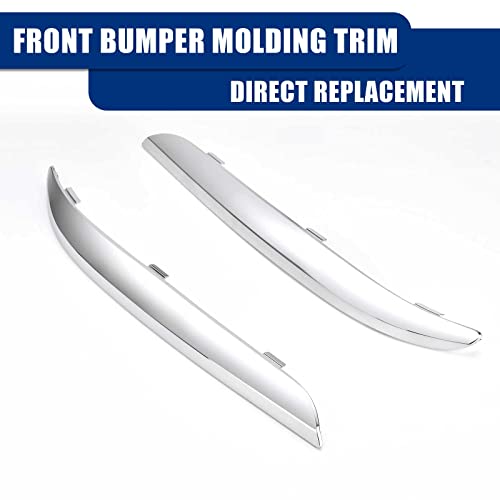 YZQPNB تريم م molding للصدمة الأمامية بالكروم متوافق مع كرايسلر 300 2011 2012 2013 2014 غطاء الصدمة الجانبي الأيسر والأيمن يستبدل CH1046103 CH1047103 68127941AB 68127940AB - Image 5
