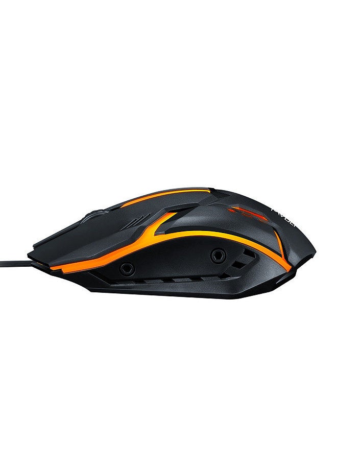 T-WOLF V1 Wired Gaming Mouse 3 Button 7 Colorful Backlight 1200 DPI Office Mouse Built-in Weights for Laptop/PC  - Image 5