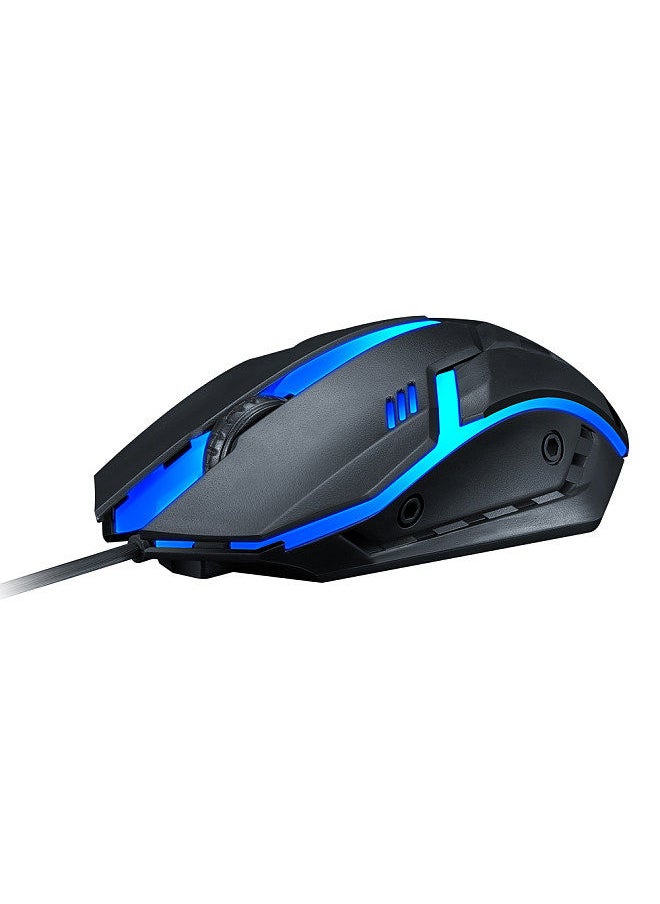 T-WOLF V1 Wired Gaming Mouse 3 Button 7 Colorful Backlight 1200 DPI Office Mouse Built-in Weights for Laptop/PC  - Image 4