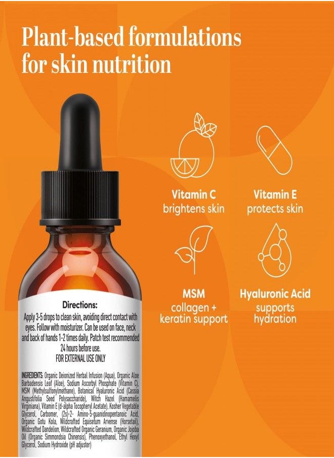 TruSkin Naturals - TruSkin Vitamin C Serum for Face, Anti Aging Serum with Hyaluronic Acid, Vitamin E, Organic Aloe Vera and Jojoba Oil, Hydrating & Brightening Serum for Dark Spots, Fine Lines and Wrinkles, 1 fl oz - Image 1