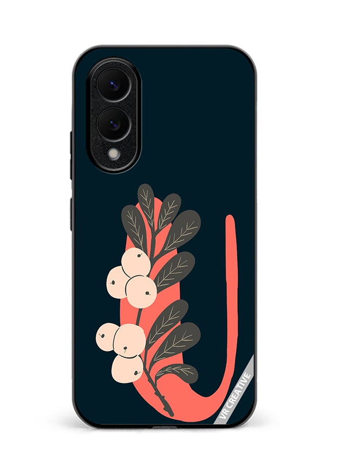 VR CREATIVE Protective Case Cover For Samsung Galaxy S25 Edge Alphabet U Design Multicolour