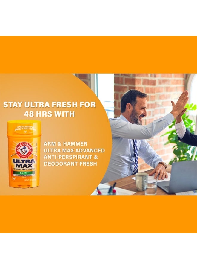 Arm & Hammer مزيل العرق الصلب أولترامكس 48 ساعة، فريش 28 جرام - Image 1
